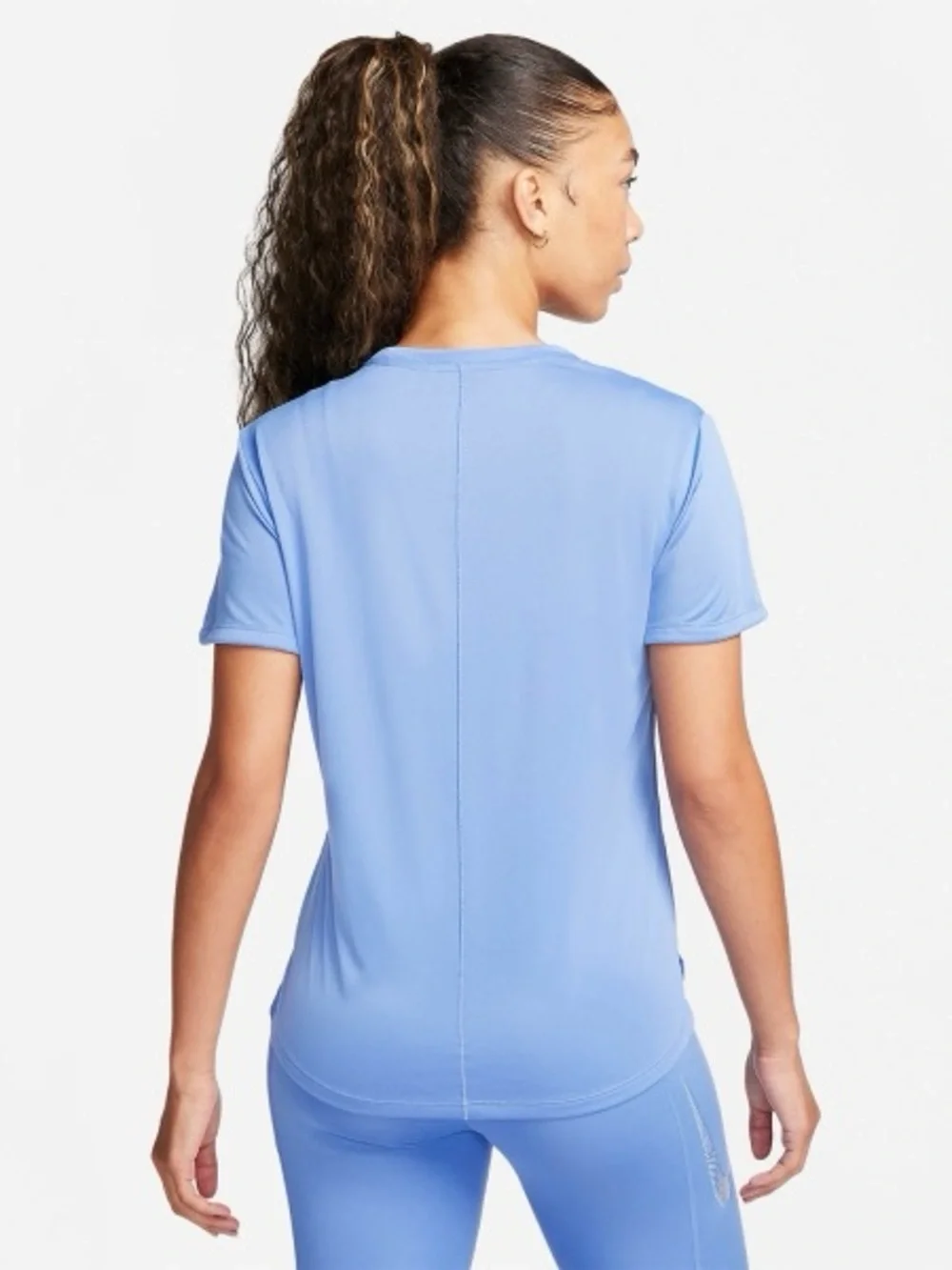 Nike Women's Periwinkle Blue Short Sleeve Dri-FIT Running Tee Standard Fit Sz 1X